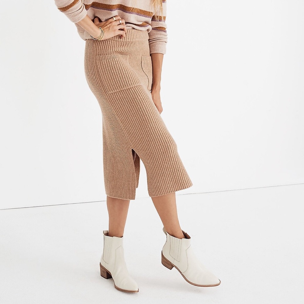 Madewell Patch Pocket Sweater Skirt